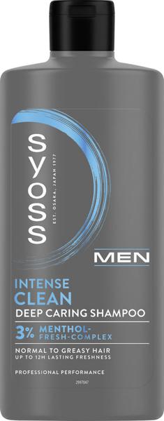 Syoss Men Syoss Men Intense Clean Pielęgnujący szampon Włosy Przetłuszczające się 400 ml