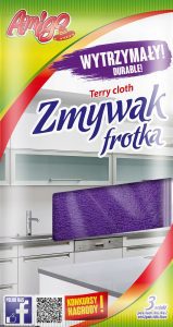 AMIGO Wytrzymały zmywak frotka r&oacute;żne kolory 3 szt.