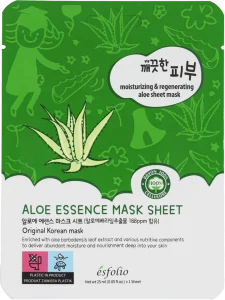 ESFOLIO Aloe Maska w płachcie nawilżająca