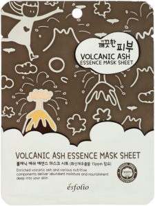 ESFOLIO Volcanic Ash Maska w płachcie z pyłem wulkanicznym