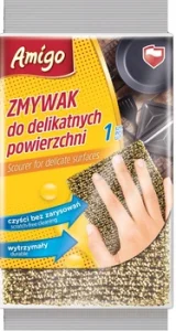Amigo zmywak do delikatnych powierzchni złoty 1szt