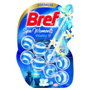 BREF WC Spa Moments Vitality Zawieszka myjąco-zapachowa do muszli  2 x 50 g