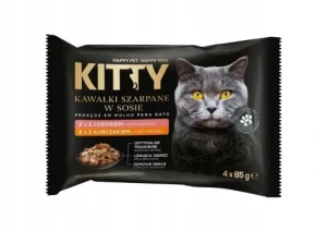 mokra karma dla kota Kurczak-Łosoś 4x85g Kitty