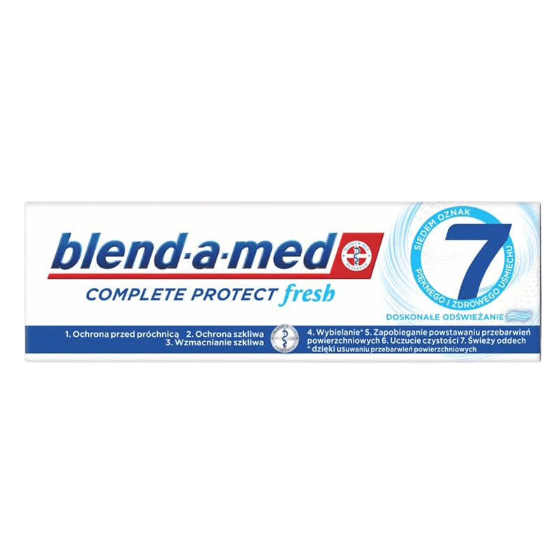 blend-a-med Blend-A-Med Complete Protect 7 Extra Fresh Pasta do mycia zębów 75 ml - Drogeria Internetowa DrogeriaCoco.pl