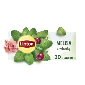 herbata ziołowa Lipton Melisa z Wiśnią 20 torebek