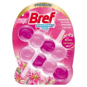 Bref Brilliant Gel zawieszka do WC Wiosenny Deszcz 2x42g