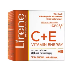 Lirene C+E Vitamin Energy odżywczy krem nawilżający do