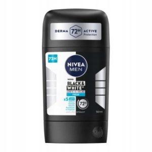 Nivea Men Black & White Invisible Fresh &ndash; Antyperspirant w sztyfcie, 50 ml