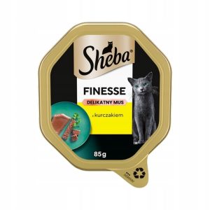 Sheba Finesse Karma dla dorosłych kotów z kurczakiem