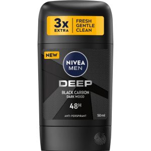 Nivea Men Deep &ndash; Antyperspirant w sztyfcie, 50 ml