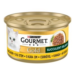 GOURMET Gold Karma dla kot&oacute;w z kurczakiem 85 g