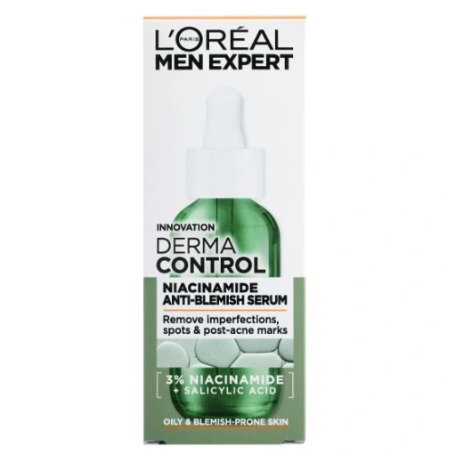 L'Oréal Men Expert L’Oreal Men Expert Derma Control Serum przeciw niedoskonałościom z Niacynamidem 30ml - Drogeria Internetowa DrogeriaCoco.pl — Inhaltsstoffe i ocena