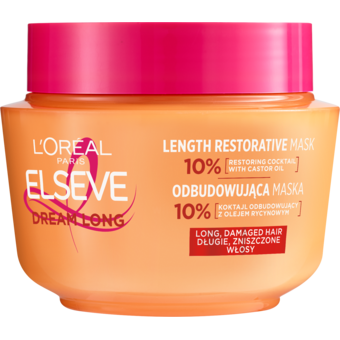 L'Oreal L`Oreal Elseve Dream Long Maska odbudowująca do włosów długich i zniszczonych 300ml - Drogeria Internetowa DrogeriaCoco.pl — Składniki i ocena