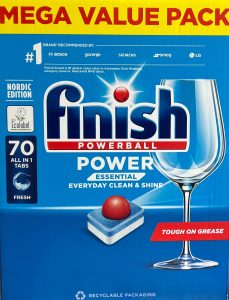 Finish Tabletki do Zmywarki Powerball Essential 70 szt.