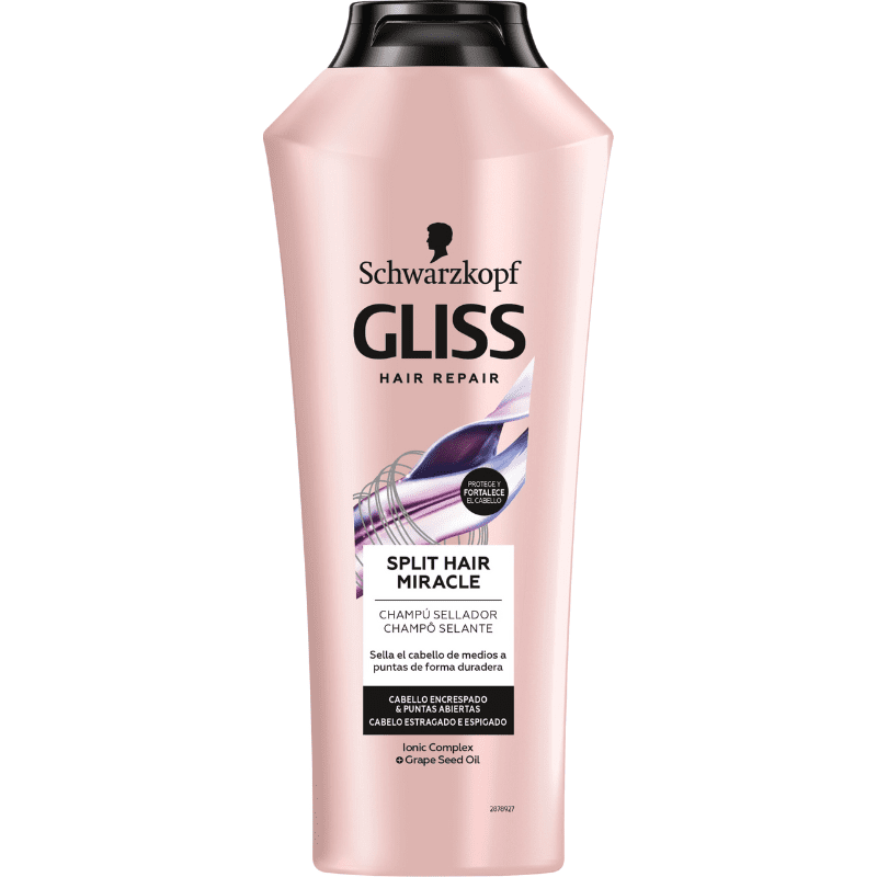 Gliss Gliss Split Ends Miracle Szampon regenerujący na rozdwojone końcówki włosów 400ml - Drogeria Internetowa DrogeriaCoco.pl — Składniki i ocena