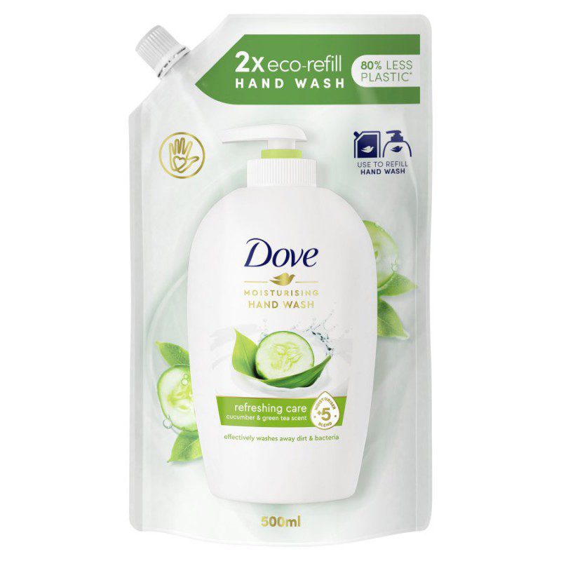 Dove Dove Pielęgnujące Mydło w Płynie z Ogórkiem i Zieloną Herbatą 500ML