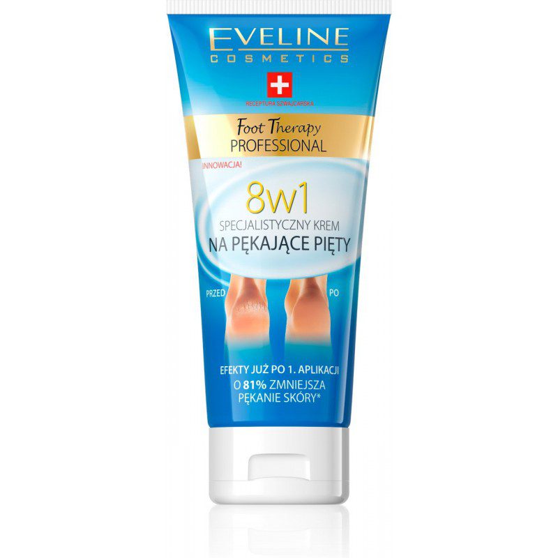 EVELINE Eveline Cosmetics Foot Therapy – Krem na Pękające Pięty 100 ml - Drogeria Internetowa DrogeriaCoco.pl