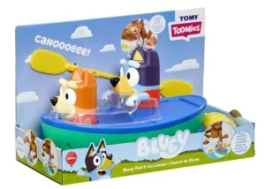 Tomy Bluey Kajak z wiosłami i figurkami do kąpieli