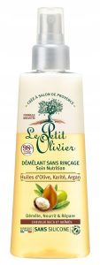 Le Petit Olivier Olive, Shea, Argan Oils No Rinse spray do