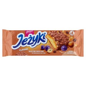 Jeżyki Classic herbatniki w czekoladzie mlecznej 140 g