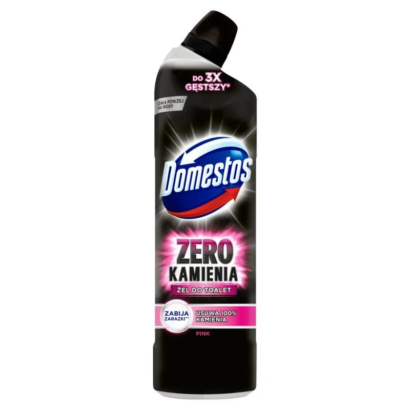 Domestos Zero Kamienia Żel do toalet Pink 750ml