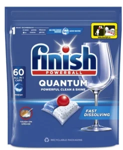 Finish Quantum All in One Kapsułki do zmywarki Regular 60