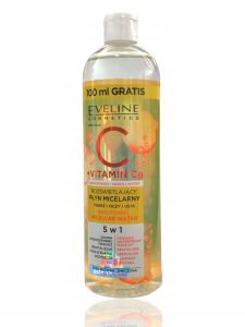 rozświetlający płyn micelarny Eveline 500 ml