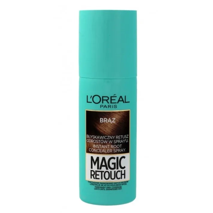 L'Oreal L'Oreal Magic Retouch Brown, Spray Tuszujący Odrosty 75ml - brąz - Drogeria Internetowa DrogeriaCoco.pl
