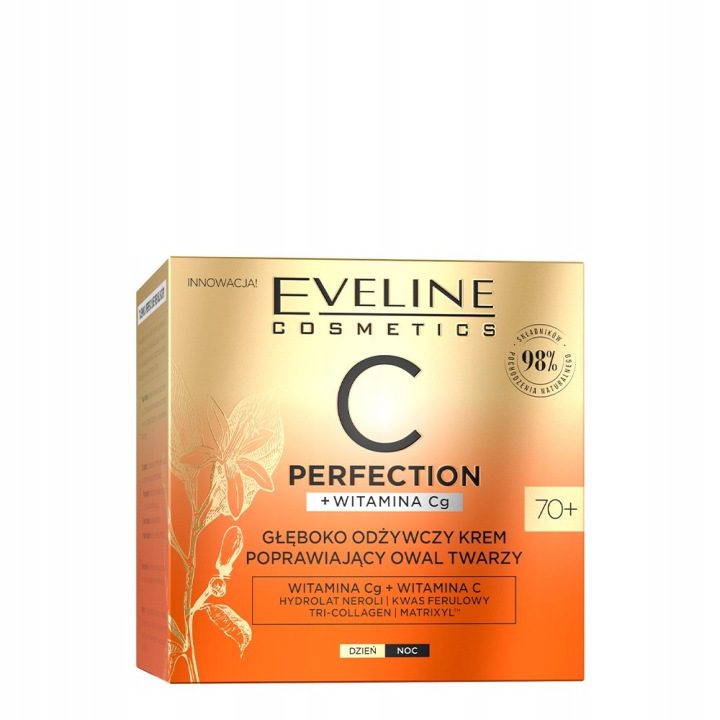 EVELINE Eveline Cosmetics C‑Perfection Głęboko odżywczy krem do twarzy 70+ (50 ml) - Drogeria Internetowa DrogeriaCoco.pl — Inhaltsstoffe i ocena