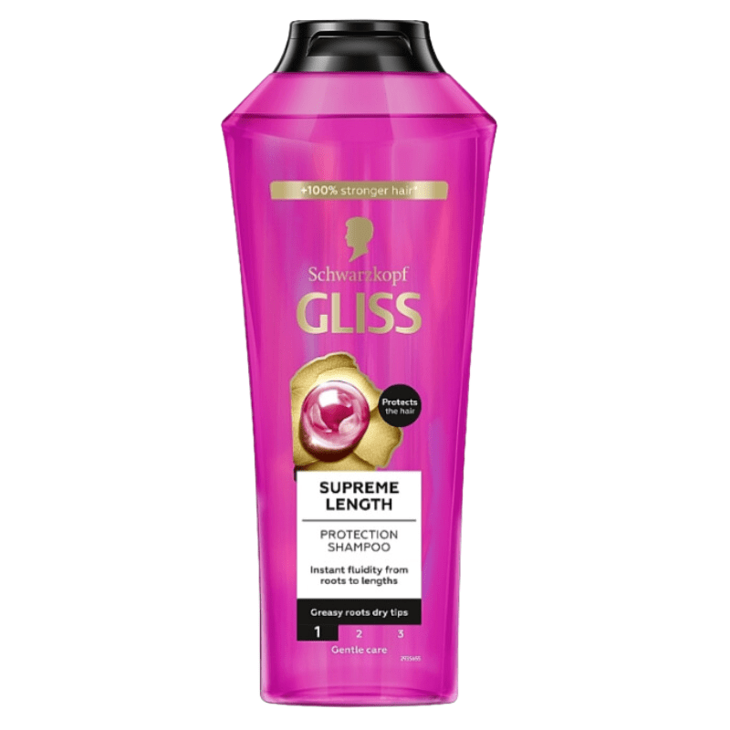 Gliss Gliss Supreme Length Szampon do włosów z keratyną 400ml - Drogeria Internetowa DrogeriaCoco.pl — Składniki i ocena