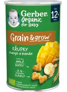 Gerber Organic Nutri Puffs chrupki ryżowo-pszenne mango
