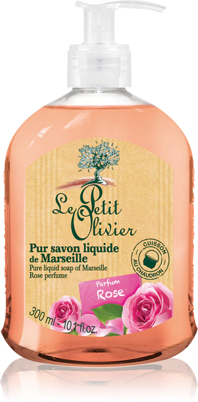 Le Petit Olivier Mydło w płynie Le Petit Olivier zapach Róża 300 ml - Drogeria Internetowa DrogeriaCoco.pl