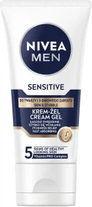 Nivea Men Sensitive krem-żel do twarzy i zarostu 50 ml