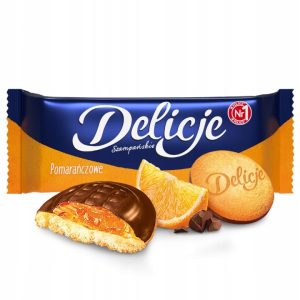 Delicje Szampańskie biszkopty z galaretką o smaku