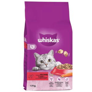 Whiskas Sucha karma dla kota Wołowina 1,9kg