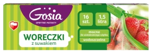 Gosia Woreczki z Suwakiem 1,5L 16 szt.