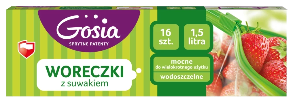 Gosia Woreczki z Suwakiem 1,5L 16 szt.