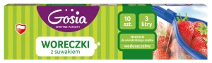 Gosia Woreczki z Suwakiem 3L 10 szt.