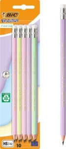 BIC Evolution Pastel Oł&oacute;wek z gumką blister 10 szt.