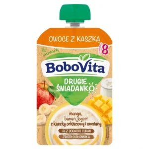 BoboVita DRUGIE ŚNIADANKO Owoce z kaszką 100g