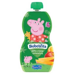 BoboVita Peppa Pig mus jabłko z mango i pomarańczą 100g