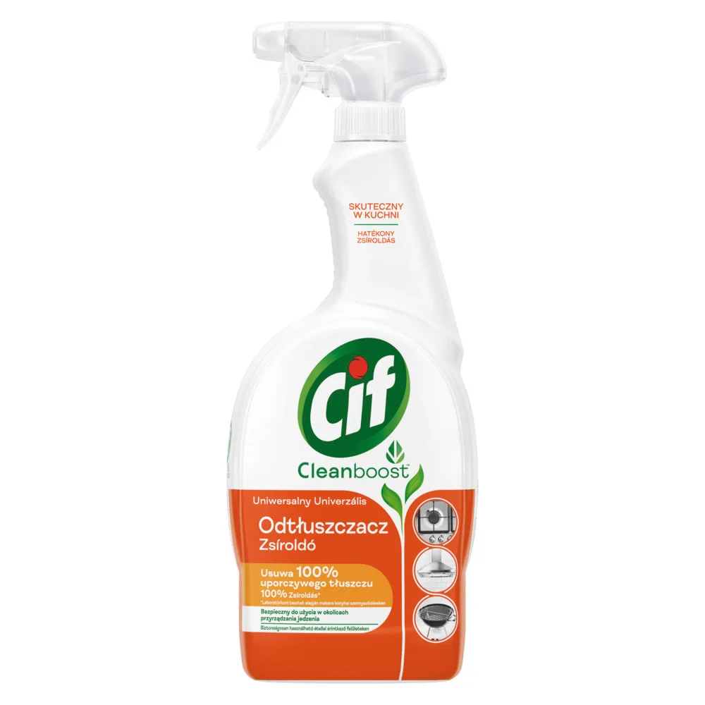 Cif Cleanboost Uniwersalny Odtłuszczacz 750 ml do domu