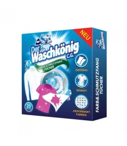 chusteczki pochłaniające kolory Der Waschk&ouml;nig 20 szt.