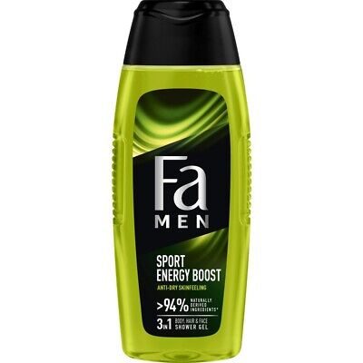 Fa MEN Fa Men Sport Double Power Żel pod prysznic ciało/włosy Pheromone 400ml - Drogeria Internetowa DrogeriaCoco.pl — Składniki i ocena