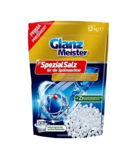 GlanzMeister skompresowana s&oacute;l do zmywarki +Zn 1,2 kg