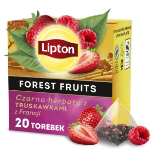 Lipton herbata czarna ekspresowa z truskawkami z Francji