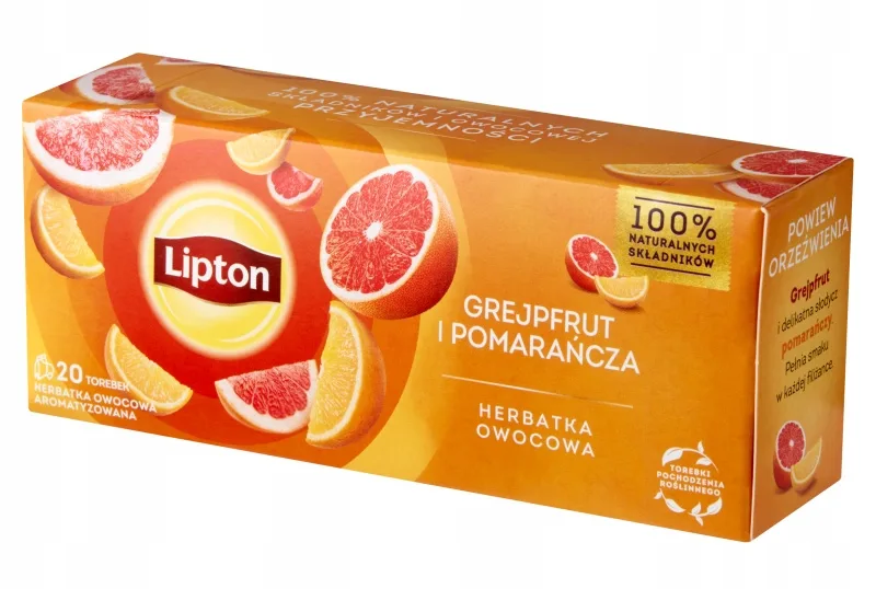 Lipton Herbatka owocowa Grejpfrut Pomarańcza 20x32g