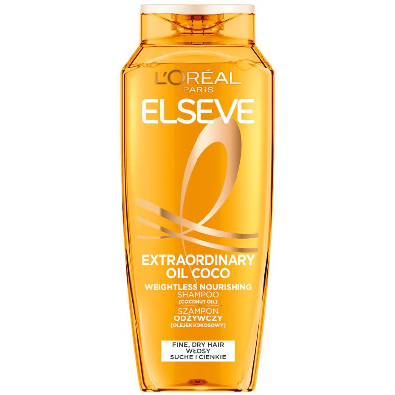 L'Oreal Loreal Elseve Extraordinary Oil Coco Odżywczy szampon do włosów 400 ml - Drogeria Internetowa DrogeriaCoco.pl