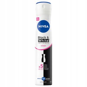 NIVEA Black&White Invisible Antyperspirant w sprayu Clear