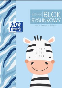 Oxford blok rysunkowy biały A4 20 kartek 120g
